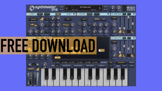 Synthmaster One iOS deal