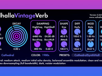 ValhallaDSP VintageVerb 2.2.0