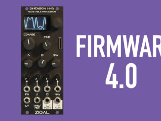 Ziqal Dimension firmware 4.0