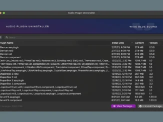 Wide Blue Sound Audio Plugin Uninstaller